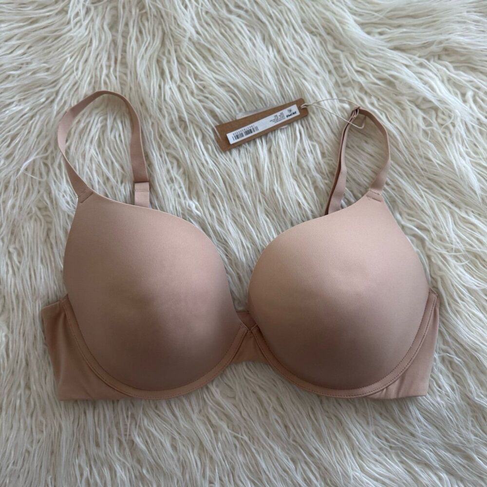 Skims Fits Everybody Push up Demi Bra Clay Size 40DD